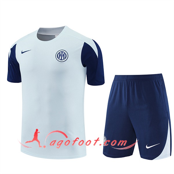 Ensemble Training T-Shirts Inter Milan Gris Clair 2025/2026