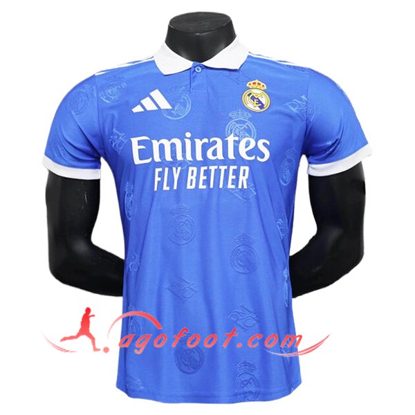 Polo Foot Real Madrid Bleu 2025/2026