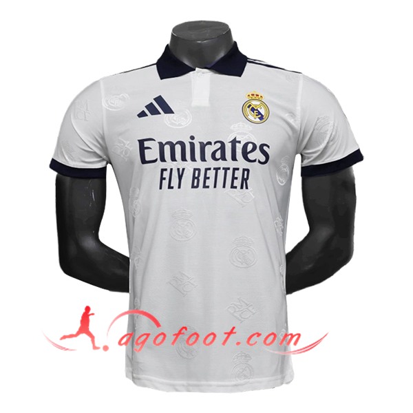 Polo Foot Real Madrid Blanc 2025/2026