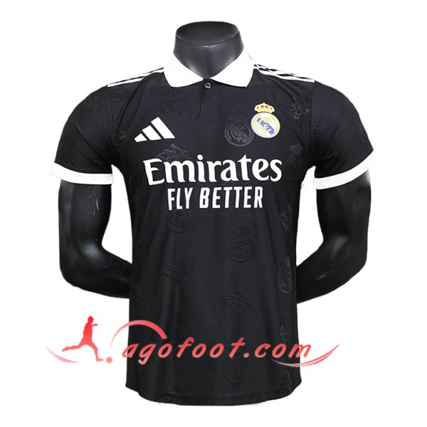 Polo Foot Real Madrid Noir 2025/2026
