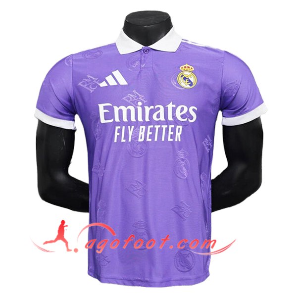 Polo Foot Real Madrid Pourpre 2025/2026