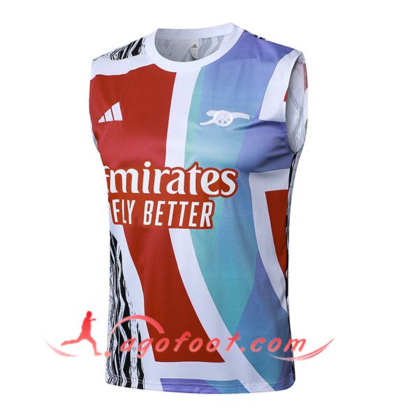 Training Debardeur Arsenal Blanc/Bleu/Rouge 2025/2026