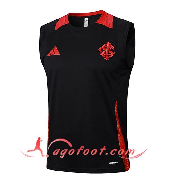 Training Debardeur Internacional Noir/Rouge 2025/2026