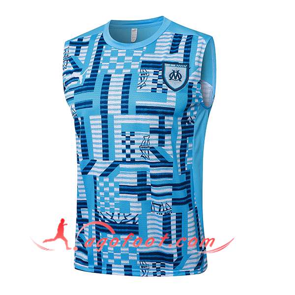 Training Debardeur Marseille Bleu 2025/2026