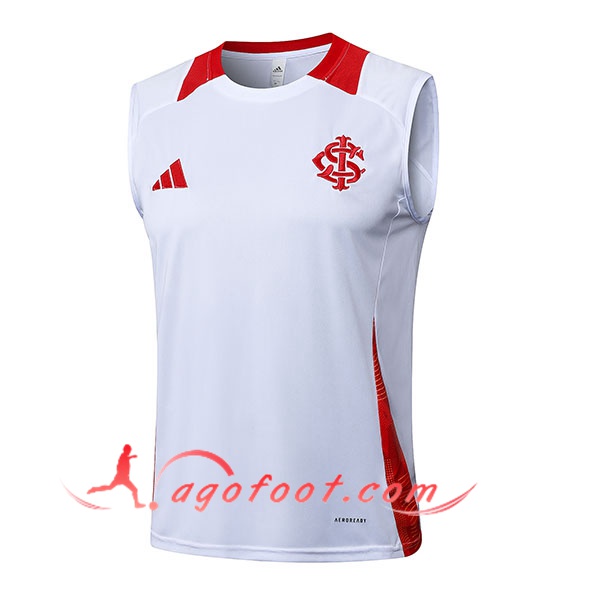 Training Debardeur Internacional Blanc/Rouge 2025/2026