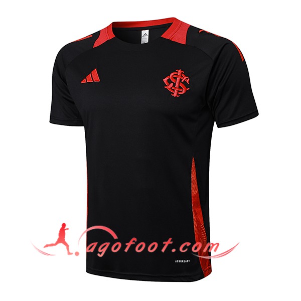 Training T-Shirts Internacional Noir/Rouge 2025/2026