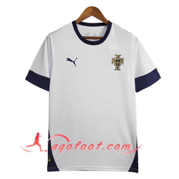 Training T-Shirts Portugal Blanc/Bleu 2025/2026