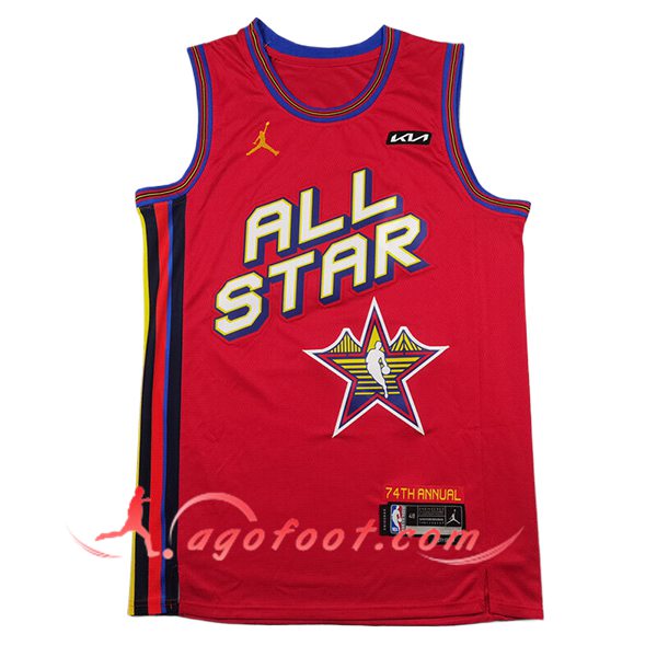 Maillot American All-Star (WEMBANYAMA #1) 2024/25 Rouge/Noir