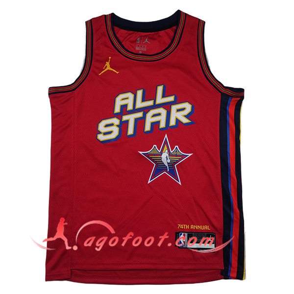 Maillot American All-Star (GILGEOUS-ALEXANDER #2) 2024/25 Rouge/Noir