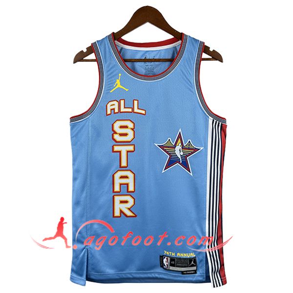 Maillot American All-Star (LILLARD #0) 2024/25 Bleu/Rouge