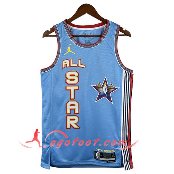 Maillot American All-Star (BROWN #7) 2024/25 Bleu/Rouge