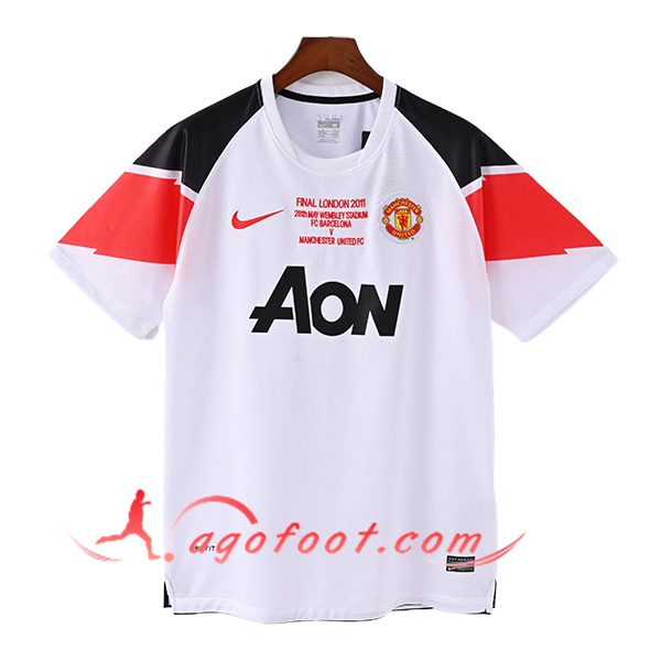 Maillot de Foot Manchester United Retro Exterieur 2011/2012