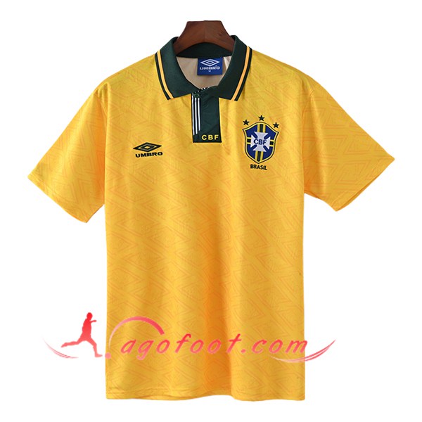 Maillot de Foot Bresil Retro Domicile 1991/1993