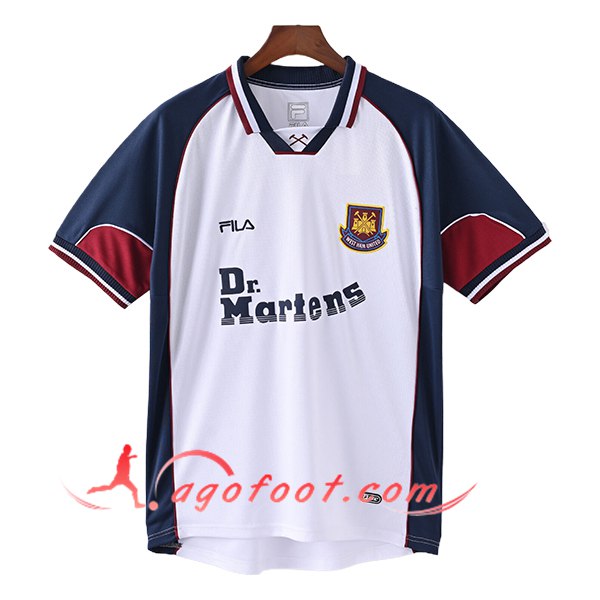 Maillot de Foot West Ham Retro Exterieur 1999/2001