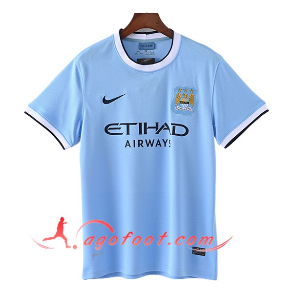Maillot de Foot Manchester City Retro Domicile 2013/2014