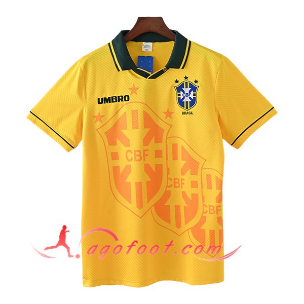 Maillot de Foot Bresil Retro Domicile 1994