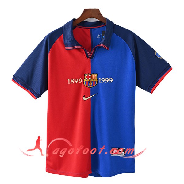 Maillot de Foot FC Barcelone Retro Domicile 1899/1999