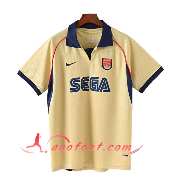 Maillot de Foot Arsenal Retro Exterieur 2001/2002