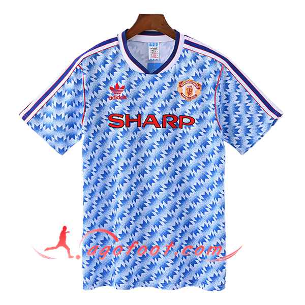 Maillot de Foot Manchester United Retro Exterieur 1990/1992