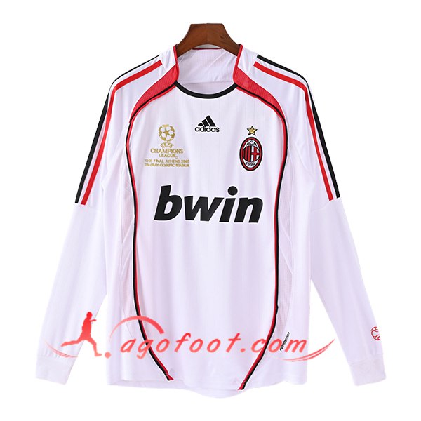Maillot de Foot Milan AC Retro Exterieur Manches Longues 2006/2007