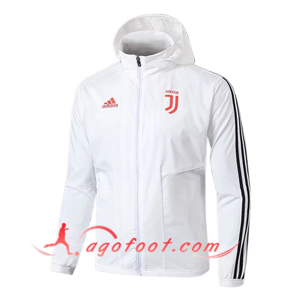 Coupe-Vent Juventus Blanc/Noir 2025/2026