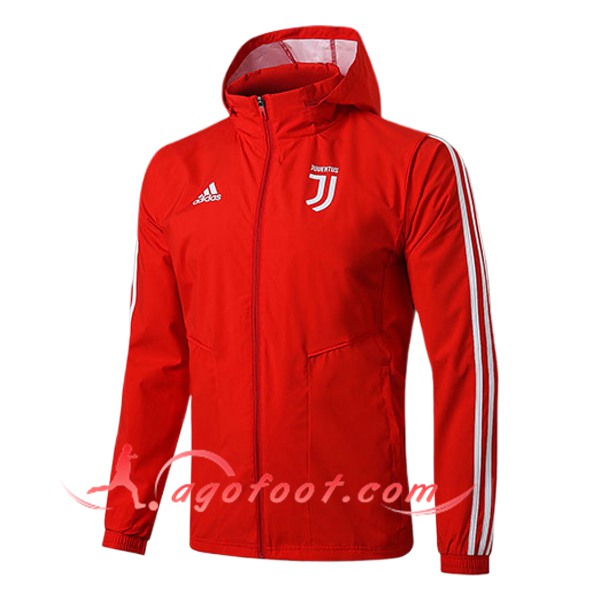 Coupe-Vent Juventus Rouge/Blanc 2025/2026