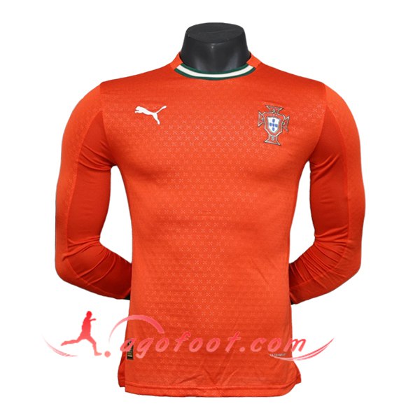 Nouveau Maillot Equipe Foot Portugal Manches Longues Domicile 2025/2026