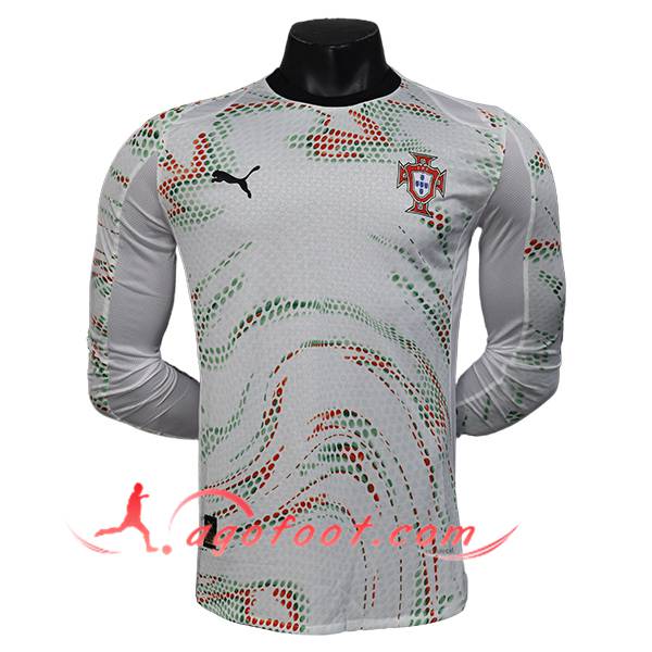 Nouveau Maillot Equipe Foot Portugal Manches Longues Exterieur 2025/2026