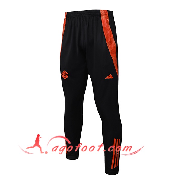 Pantalon Foot SC Internacional Noir/Rouge 2025/2026