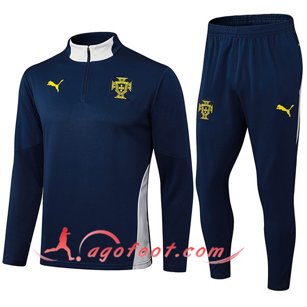 Ensemble Survetement de Foot Portugal Bleu Royal 2025/2026