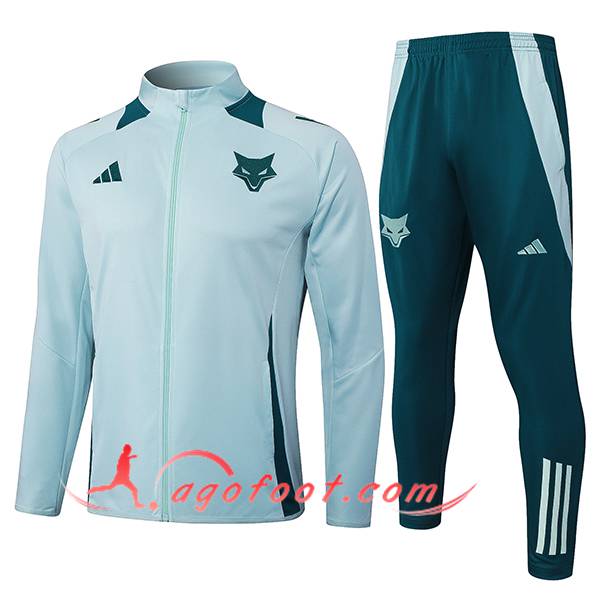 Ensemble Survetement de Foot Veste Cruzeiro Vert 2025/2026