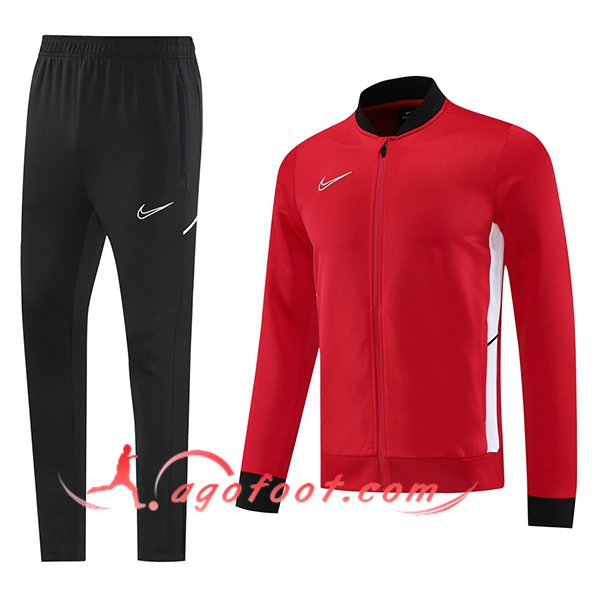 Ensemble Survetement de Foot Veste Foot Nike Rouge 2025/2026
