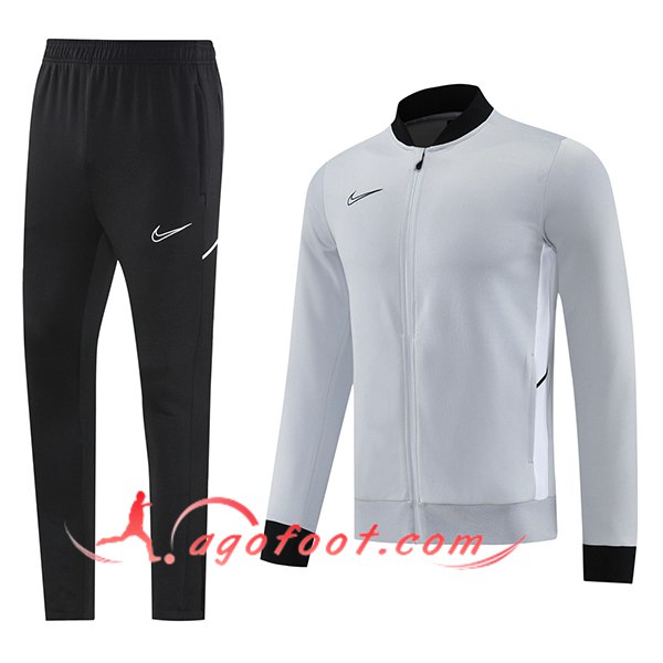 Ensemble Survetement de Foot Veste Foot Nike Gris 2025/2026