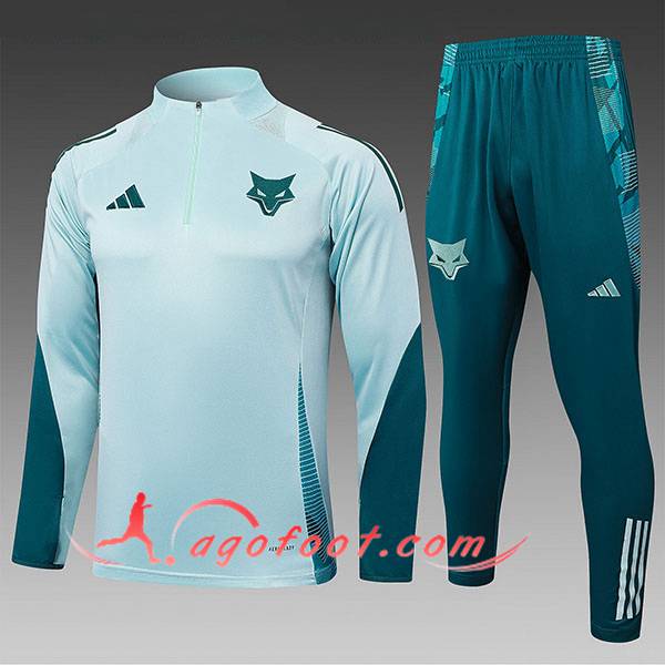 Ensemble Survetement de Foot Cruzeiro Enfant Vert 2025/2026