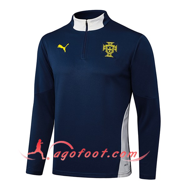 Sweatshirt Training Portugal Bleu Royal 2025/2026