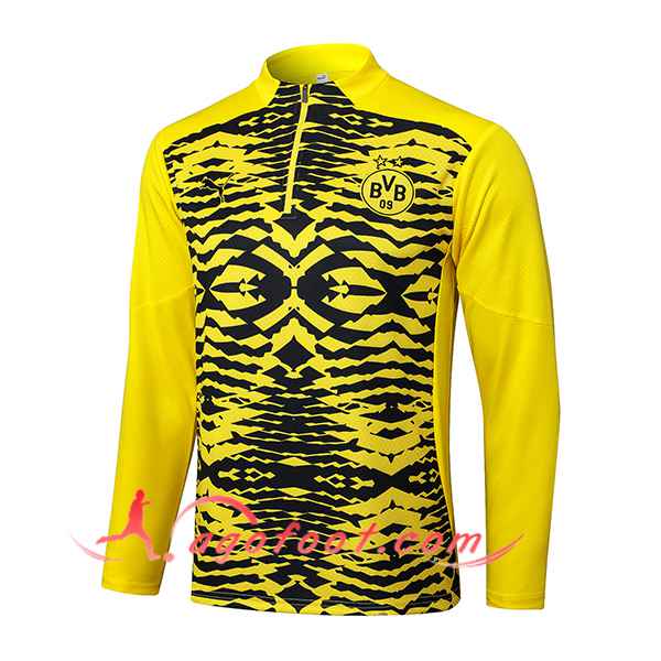 Sweatshirt Training Dortmund BVB Jaune/Noir 2025/2026