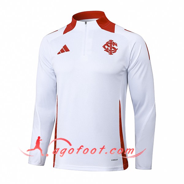 Sweatshirt Training SC Internacional Blanc/Rouge 2025/2026
