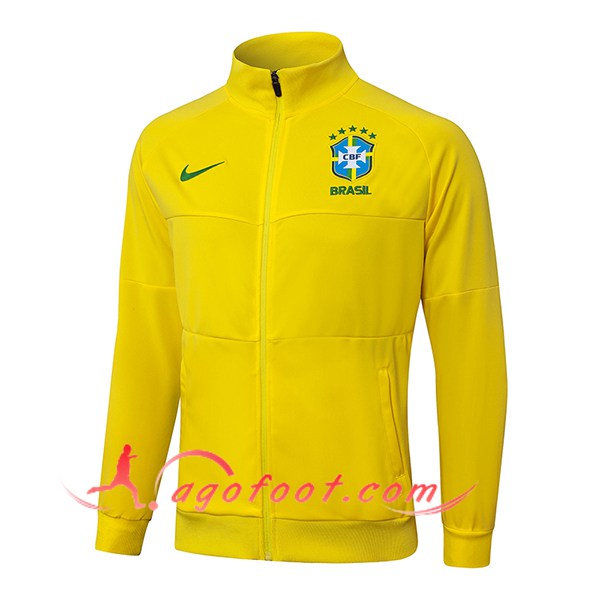 Veste Foot Brésil Jaune 2025/2026