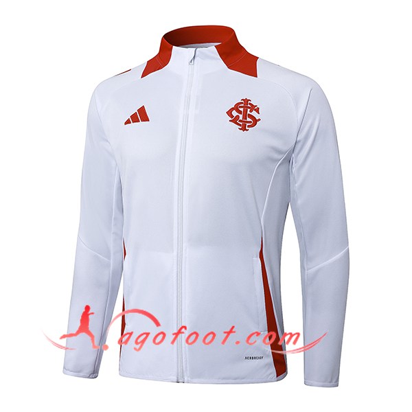 Veste Foot SC Internacional Blanc/Rouge 2025/2026