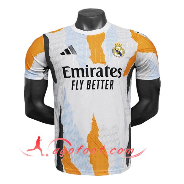 Maillot de Foot Real Madrid Special Edition Blanc/Orange 2025/2026