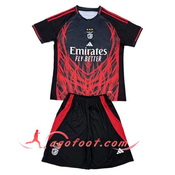 Maillot de Foot Benfica Enfant Special Edition Noir/Rouge 2025/2026