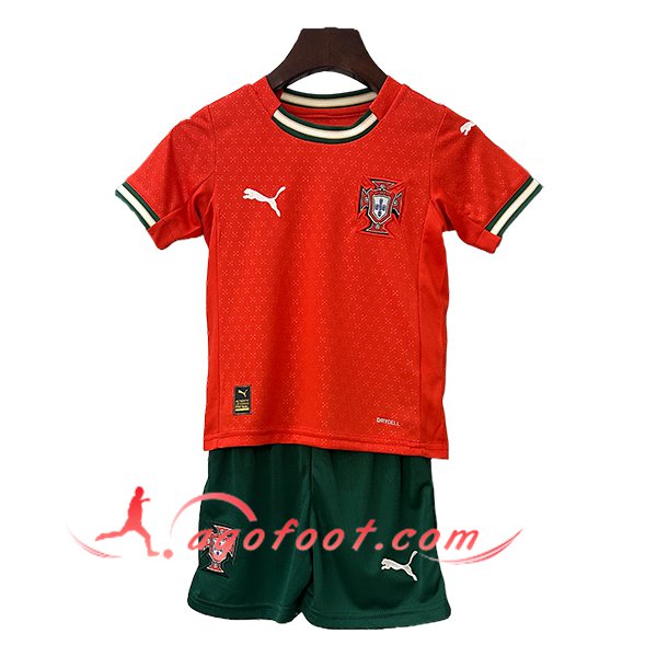 Nouveau Maillot de Foot Portugal Enfant Domicile 2025/2026