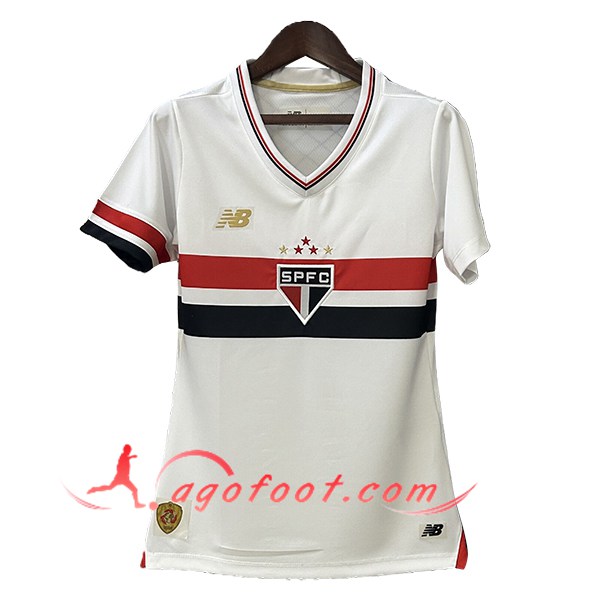 Nouveau Maillot de Foot Sao Paulo FC Femme Domicile 2025/2026