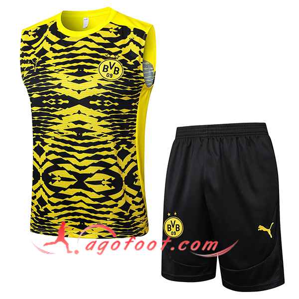 Ensemble Training Debardeur Dortmund Jaune/Noir 2025/2026