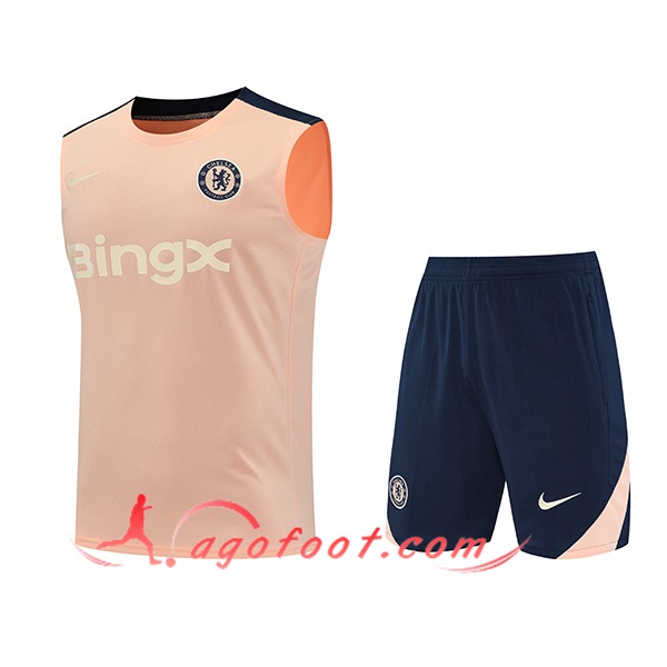 Ensemble Training Debardeur FC Chelsea Rose 2025/2026