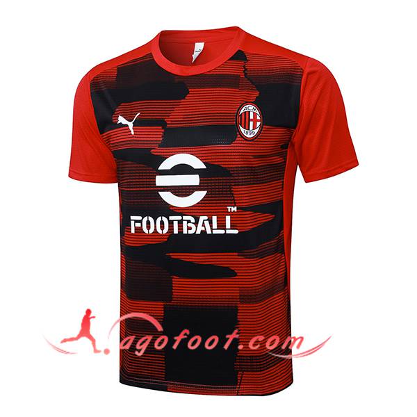 Training T-Shirts Milan AC Rouge/Noir 2025/2026