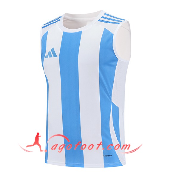 Training Debardeur Adidas Blanc/Bleu 2025/2026