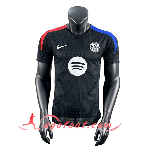 Training T-Shirts FC Barcelone Noir/Bleu/Rouge 2025/2026