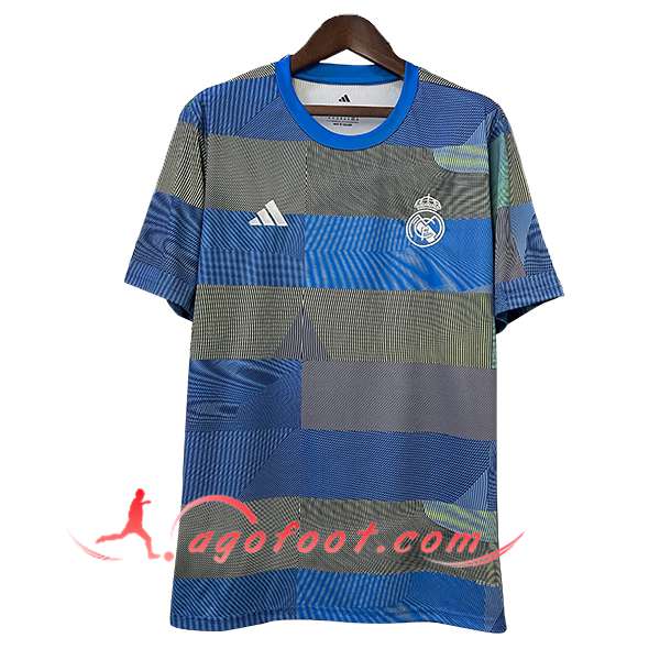 Training T-Shirts Real Madrid Bleu/Vert 2025/2026