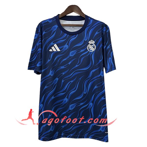 Training T-Shirts Real Madrid Bleu 2025/2026 -02